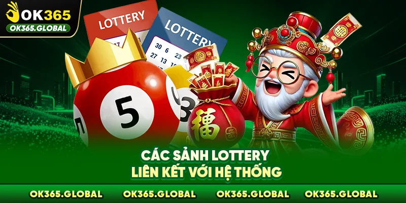 Các sảnh lottery liên kết với hệ thống Các sảnh lottery liên kết với hệ thống